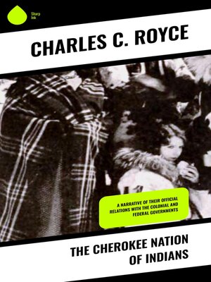 cover image of The Cherokee Nation of Indians